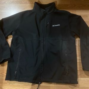 Mens Columbia Ascender Softshell Jacket Black XL